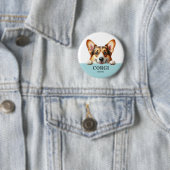Corgi Round Button Pin (In situ)