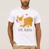 Corgi Round Unisex Shirt (Voorkant)