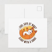 Corgi Ruff Briefkaart (Voorkant / Achterkant)