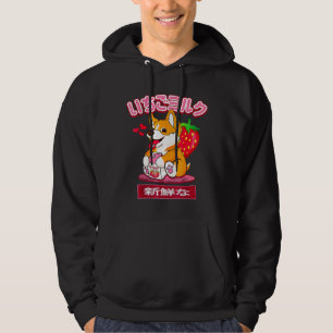 Corgi S Japanse otaku stijlvolle esthetische melks Hoodie