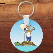 Corgi Sailing Sleutelhanger (Voorkant)
