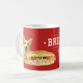 corgi sandwich mug koffiemok (Voorkant links)