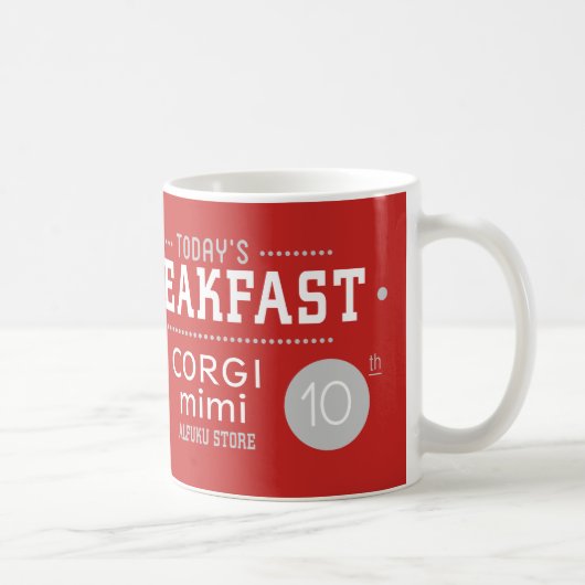 corgi sandwich mug koffiemok (Rechts)