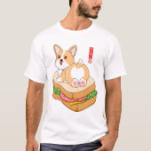 Corgi Sandwich T-shirt (Voorkant)