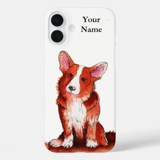 Corgi Schattigee telefoonhoes Case-Mate iPhone Case (Achterkant)