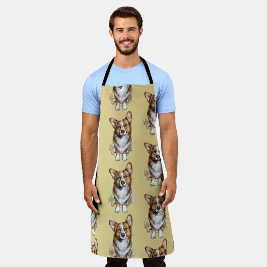 Corgi Schort (Gedragen)