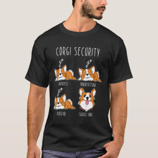 Corgi Security Corgi Dog Humor T-shirt
