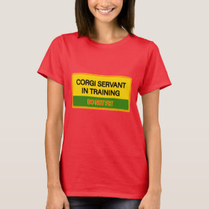 Corgi Servant Red T-shirt