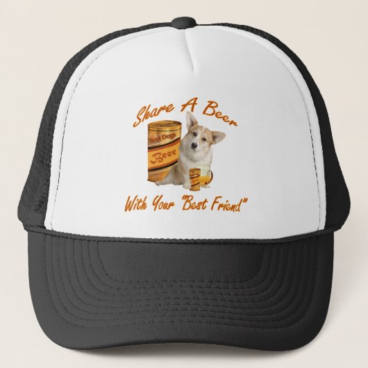 corgi Shares A Beer Trucker Pet (Voorkant)