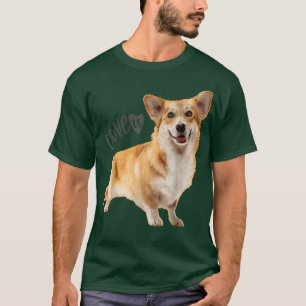Corgi Shirt Love is Dog Mam Dad T-shirt Puppy Pet