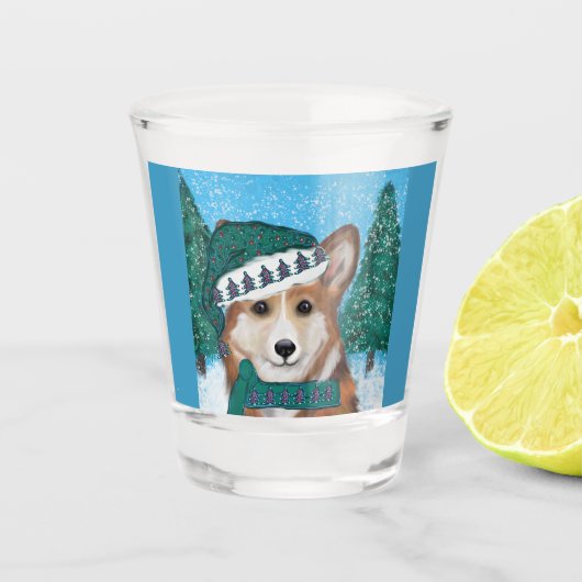 Corgi Shot Glas (Voorkant)