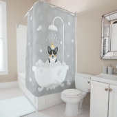 Corgi Shower Curtain Douchegordijn (In situ)