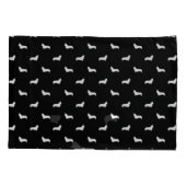 Corgi Silhouette Pillow-Hoesjes - hondenontwerp Kussensloop (Achterkant-Links)