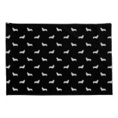 Corgi Silhouette Pillow-Hoesjes - hondenontwerp Kussensloop (Achterkant-Rechts)