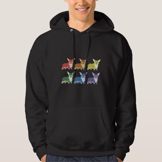 Corgi Skittles Hoodie (Voorkant)