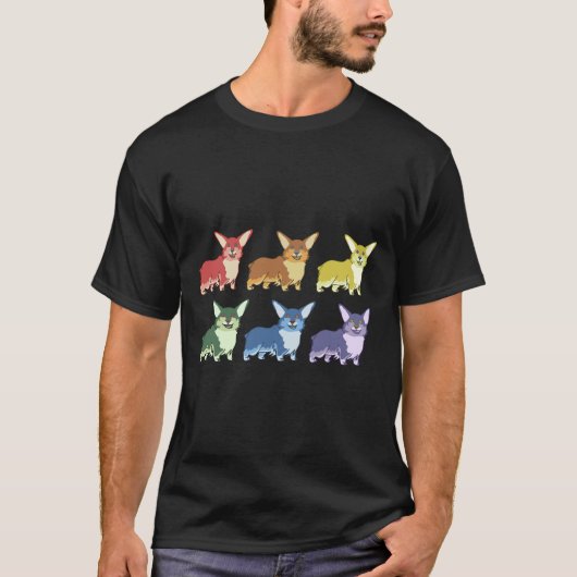 Corgi Skittles T-shirt (Voorkant)