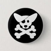 Corgi Skull & Crossbones Button (Voorkant)