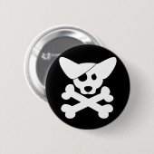 Corgi Skull & Crossbones Button (Voorkant /achterkant)