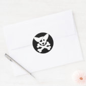 Corgi Skull & Crossbones Stickers (Envelop)
