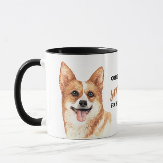 Corgi Smile Fix Alles Mok (Links)