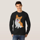 Corgi Smile T-shirt (Voorkant volledig)