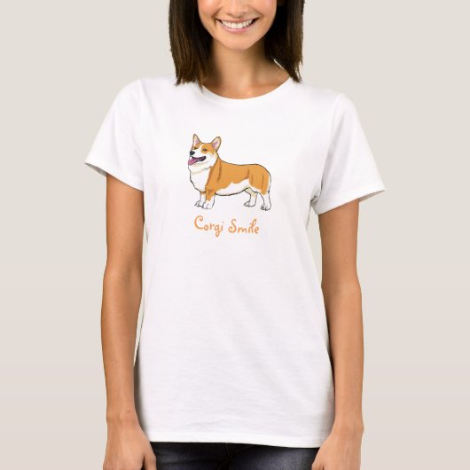 Corgi Smile Women's T T-shirt (Voorkant)