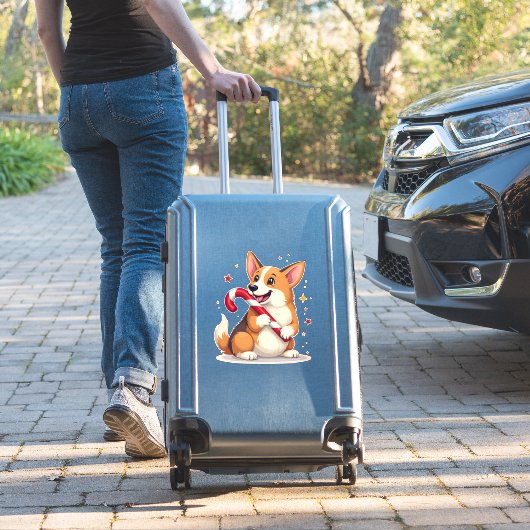 Corgi Snoepriet Vreugde Sticker (Koffer Insitu)