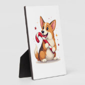 Corgi Snoepstok Vreugde Fotoplaat (Zijkant)