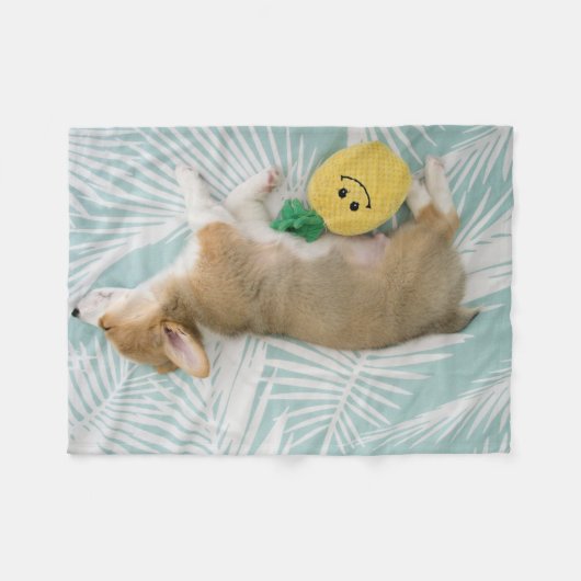 corgi snuggable fleece deken (Voorkant (Horizontaal))