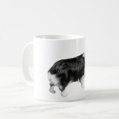 Corgi Spark in Sneeuwlicht Koffiemok (Voorkant links)