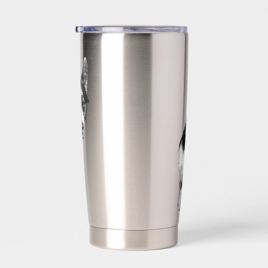 Corgi Spark in Snowlight Geïsoleerde Drinkbeker (Rechts)