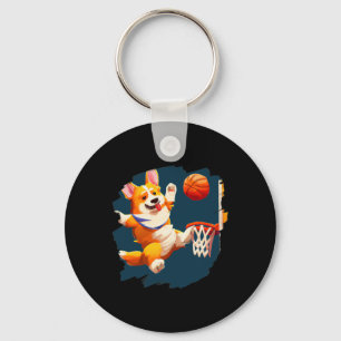 Corgi Speelt Sketll Grappige Honden Sketll Voor Ma Sleutelhanger