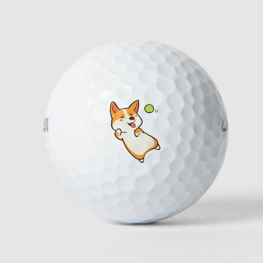 Corgi Spelen Bal (Voorkant)
