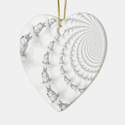 Corgi Spiral ornament (Links)