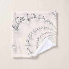 Corgi Spiral wasdoek Washandje