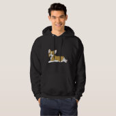 Corgi Sploot Hoodie (Voorkant volledig)