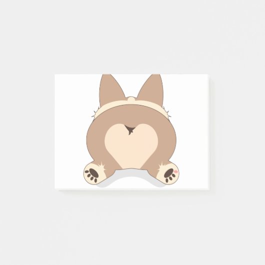 Corgi Sploot Post-it® Notes (Voorkant)
