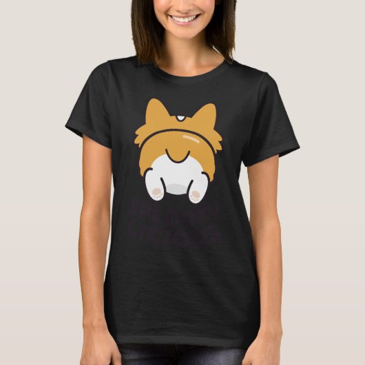 Corgi Splooting 388 T-shirt (Voorkant)