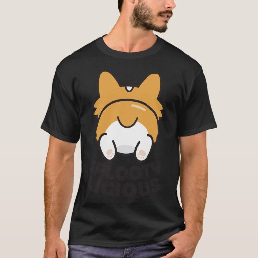 Corgi Splooting T-shirt (Voorkant)