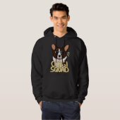 Corgi Squad Brindle Hoodie (Voorkant volledig)
