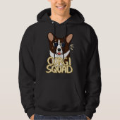 Corgi Squad Brindle Hoodie (Voorkant)