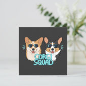 Corgi Squad De Dokter En De Koningin Kaart (Staand voorkant)