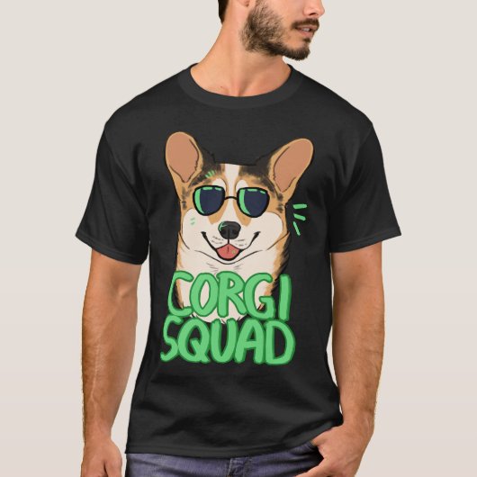 Corgi Squad Sable T-shirt (Voorkant)