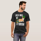Corgi St. Patrick's Dag Ik Ben Een Beetje Iers T-shirt (Voorkant volledig)