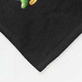 Corgi St Patricks Day Green Truck onder de boom Fleece Deken (Hoek)