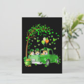 Corgi St Patricks Day Green Truck onder de boom Kaart (Staand voorkant)