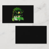 Corgi St Patricks Day Green Truck onder de boom Visitekaartje (Voorkant / Achterkant)