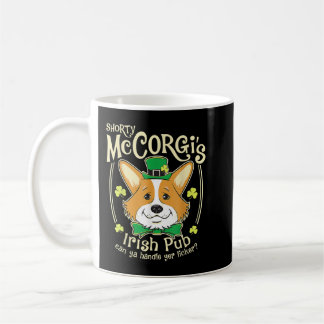 Corgi St. Patrick's Day Irish Pub Koffiemok