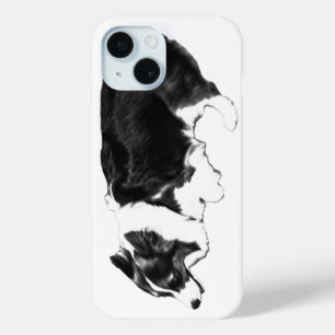 Corgi stap, slank en vrolijk iPhone 15 case