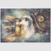 Corgi Steampunk 2 Decoupage papier (Voorkant)
